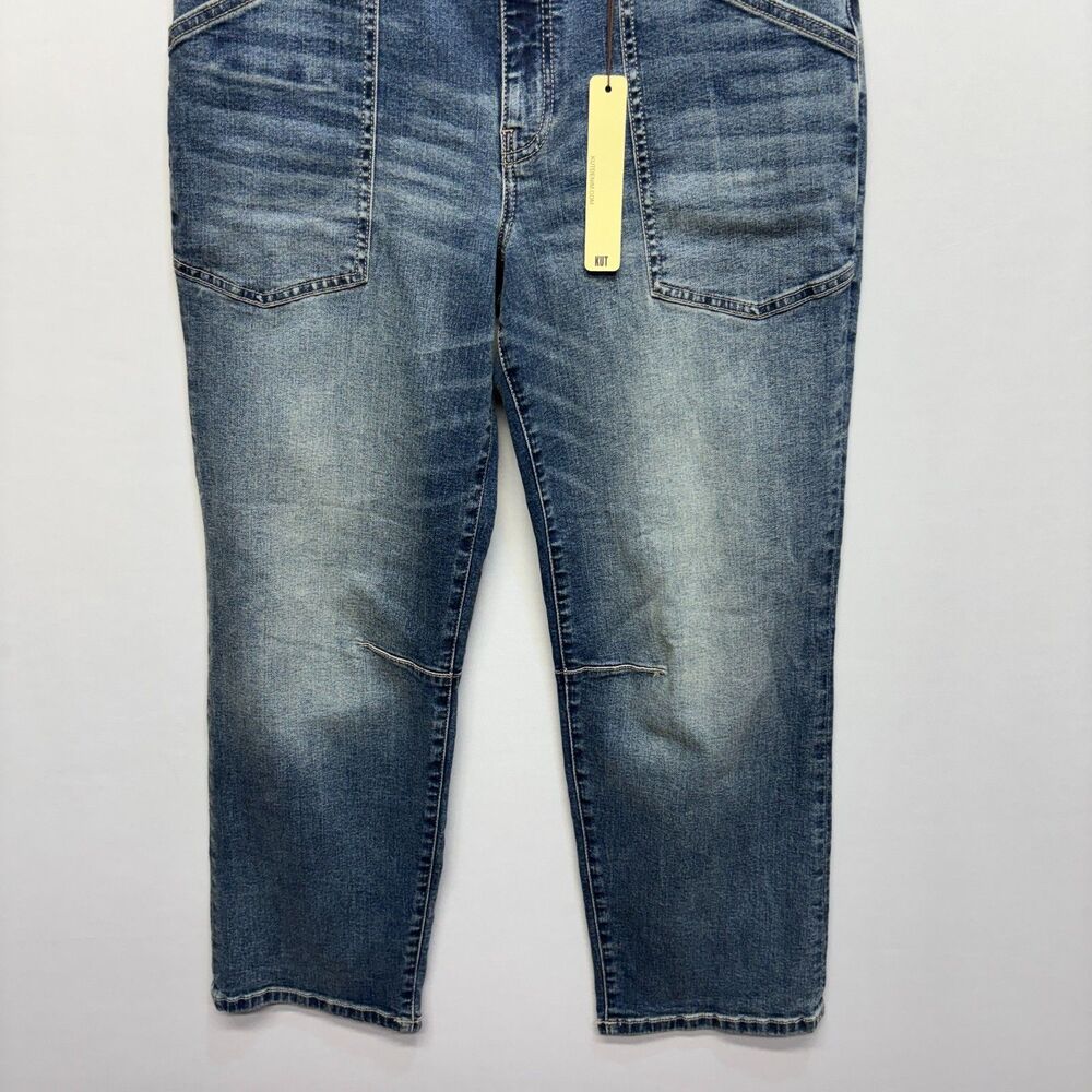 NWT Kut from the Kloth Shay High Rise Barrel Jeans Size 10 Denim D103 -4 - Picture 15 of 16